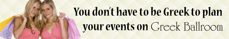 [You don't have to be Greek to plan your events on Greek Ballroom!]